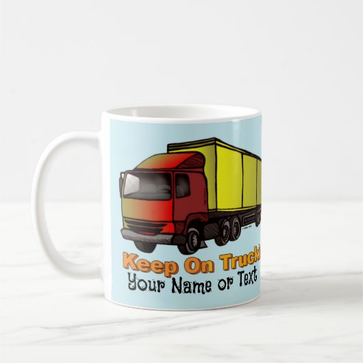 Retro Trucker 2 Koffiemok (Links)