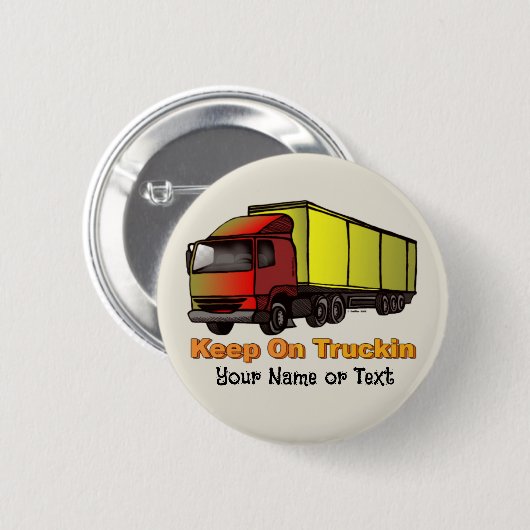 Retro Trucker 2 Ronde Button 5,7 Cm (Voorkant /achterkant)
