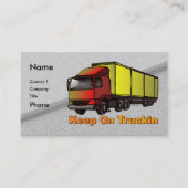 Retro Trucker 2 visitekaartjes (Voorkant)