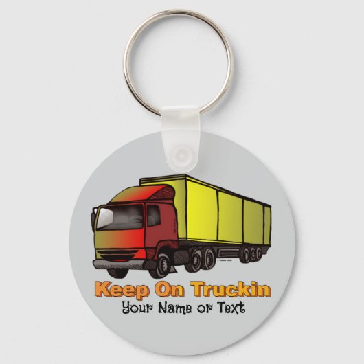 Retro Trucker sleutelhanger (Voorkant)