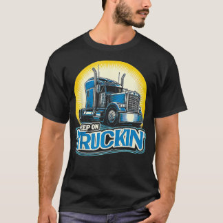 Retro Trucker Truck Driver Trucking Trucks Liefheb T-shirt