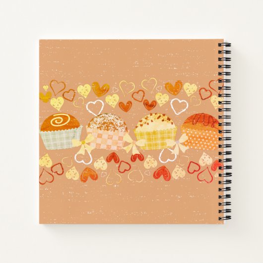 Retro truffels persoonlijk kookboek recept notitie notitieboek (Achterkant)