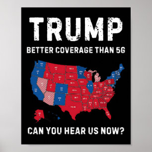 Retro Trump betere dekking dan 5g Kun je U horen Poster