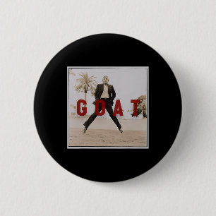 Retro  Trump GEIT Middelvinger Felon Presi Ronde Button 5,7 Cm