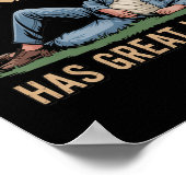 Retro Trump Has Great Jeans Funny Meme  Poster (Hoek)