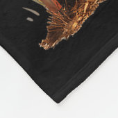 Retro Trump Hunting Deer Funny Beer Drinking Hunti Fleece Deken (Hoek)