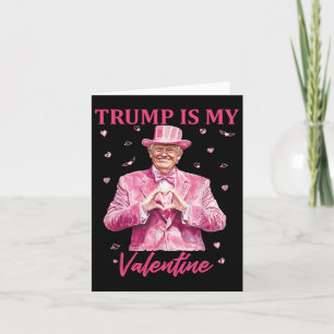 Retro Trump is mijn Valentijn Trump Valentijnsdag Kaart