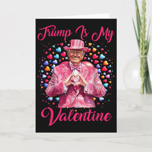 Retro Trump Is Mijn Valentijn Trump Valentijnsdag Kaart