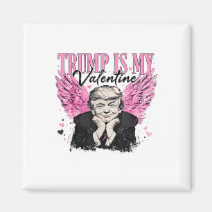 Retro Trump is mijn Valentijn Trump Valentijnsdag Magneet