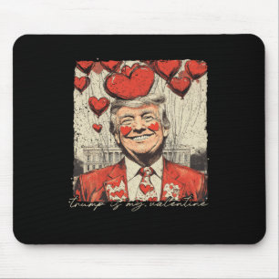 Retro Trump is mijn Valentijn Trump Valentijnsdag Muismat