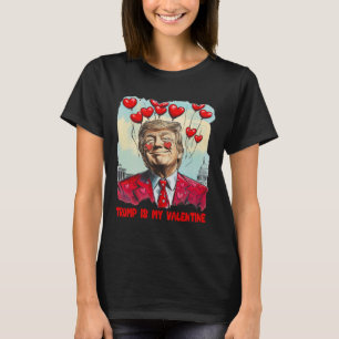 Retro Trump Is Mijn Valentijn Trump Valentijnsdag T-shirt
