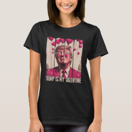 Retro Trump is mijn Valentijn Trump Valentijnsdag T-shirt