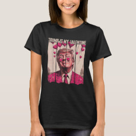 Retro Trump is mijn Valentijn Trump Valentijnsdag T-shirt