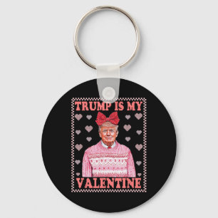 Retro Trump Jacht Hert Camo Grappig Mannetje Rondo Sleutelhanger