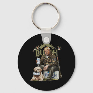Retro Trump Jacht Hert Grappig Bier Drinken Bier Sleutelhanger