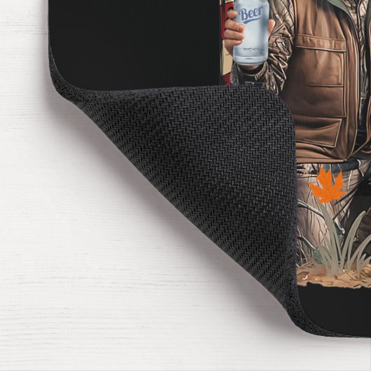 Retro Trump Jacht Herten Grappig Bier Drink Bier Muismat (Hoek)