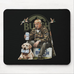Retro Trump Jacht Herten Grappig Bier Drink Bier Muismat