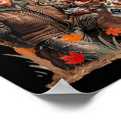 Retro Trump Jacht Herten Grappig Bier Drink Bier Poster (Hoek)