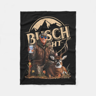 Retro Trump Jacht Herten Grappig Drink Beer Hunti Fleece Deken