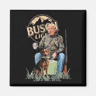 Retro Trump Jacht Herten Grappig Drink Beer Hunti Magneet