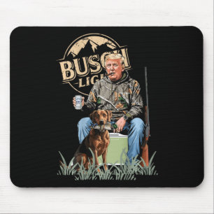 Retro Trump Jacht Herten Grappig Drink Beer Hunti Muismat