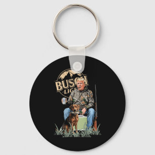 Retro Trump Jacht Herten Grappig Drink Beer Hunti Sleutelhanger