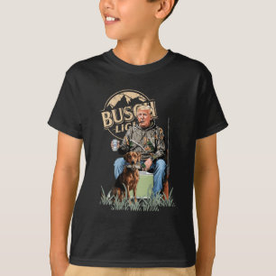Retro Trump Jacht Herten Grappig Drink Beer Hunti T-shirt