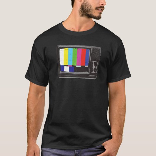Retro Tube Tv T-shirt (Voorkant)