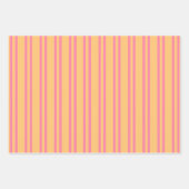 Retro Tuin Bloemen 60s 70s Bloemen Patroon Roze Inpakpapier Vel (Voorkant 2)