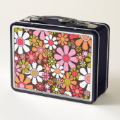 Retro Tuin Bloemen Groovy  jaren 60 70 Bloemen (Achterkant)