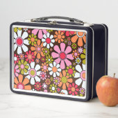 Retro Tuin Bloemen Groovy  jaren 60 70 Bloemen (In situ)