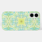 Retro tuinbloemen in groen en geel Case-Mate iPhone case (Achterkant (horizontaal))