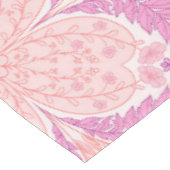 Retro tuinbloemen in roze tafelkleed (Gekanteld)