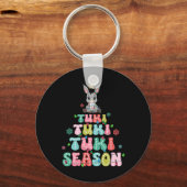 Retro Tuki Tuki Donkey Tis The Season Mexican Chri Sleutelhanger (Voorkant)