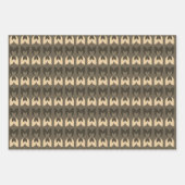 Retro Tulp Herfst Kleuren Cadeaus Inpakpapier Vel (Voorkant 3)
