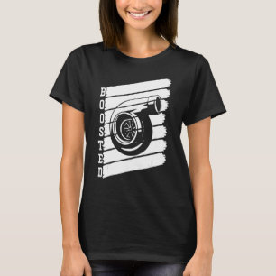 Retro Turbo Auto Boost Boosted Turbocharger Tuner T-shirt