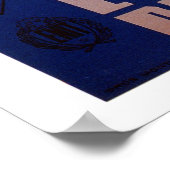 retro turijn wintersport Italiaans reizen Poster (Hoek)