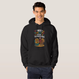 Retro Turkey Therapy Hoodie