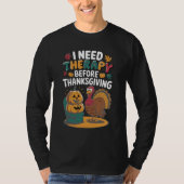 Retro Turkey Therapy  T-shirt (Voorkant)