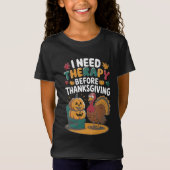 Retro Turkey Therapy T-shirt (Voorkant)