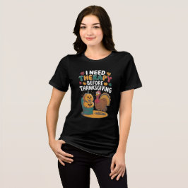 Retro Turkey Therapy Tri-Blend Shirt