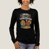 Retro Turkey Therapy Tri-Blend Shirt (Voorkant)