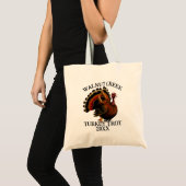 Retro Turkey Trot Wedstrijd Tote Bag (Voorkant (product))