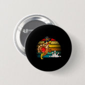 Retro Turkije Bowling Bal Pin Herfst Herfst Vibes Ronde Button 5,7 Cm (Voorkant /achterkant)