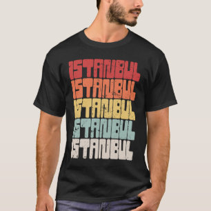 Retro Turkse Pride Turkije Istanbul T-shirt