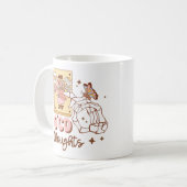  Retro “Turning Off OCD” Mental Health Awareness Koffiemok (Voorkant links)