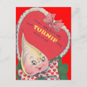  Retro Turnip Valentijn Kaart