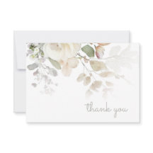 Retro turquoise bedankkaart