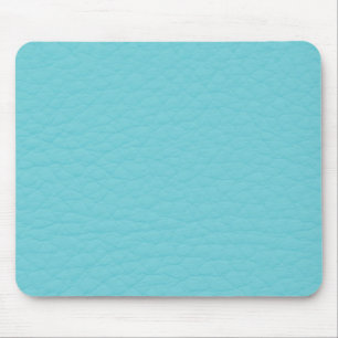 Retro Turquoise Blauwgroen leder Aangepast Muismat