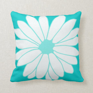 Retro Turquoise Daisy American MoJo Sierkussen